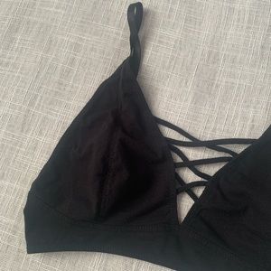 Out From Under Black Bralette